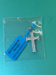 Silver 925 pendant moissanite