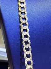10k Necklace cuban style 18” diamond cut solid 10.46g