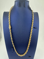 10k necklace chino style 26.2g 22”