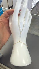 14k 3 color bracelet and ring clon all in one piece