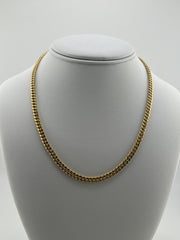 14k Monaco necklace 18” 4.4mm