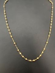 14k Beaded necklace