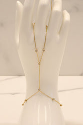 14k 3 color bracelet and ring clon all in one piece
