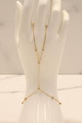 14k 3 color bracelet and ring clon all in one piece