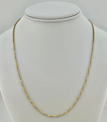 14k rope necklace chain 20”
