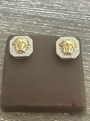 10k Diamond Earring round
