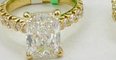 14k diamond . engagement rings 3.65ct