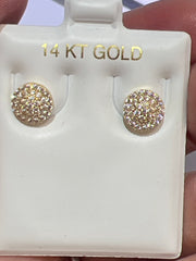 14k Baby and ladies clover earring