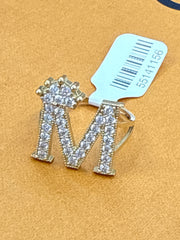 14k Ring big letter M with crown