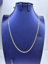 14k Necklace cuban style plain 18” 3mm