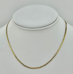 14k Necklace cuban style 16”