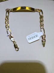 14k bracelet figarucci ID 3 color 8”