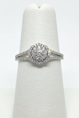 10k Diamond Engagement ring natural diamond