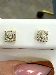14k diamond earing