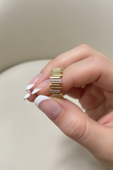 10k diamond band ring with a especial sophisticated design