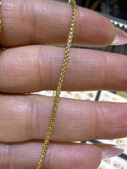 14k Necklace rolo chain 18”
