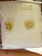 14k earring buo Owl
