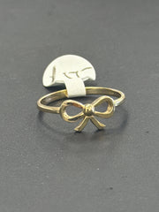 14k bow ring