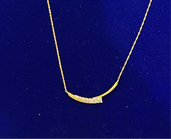 10k necklace with 0.25ct diamond