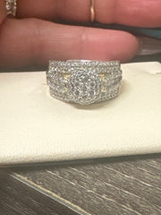 10k Diamond Engagement ring natural diamond