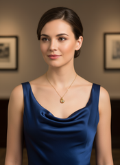 14k Necklace drop gota