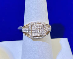 14k ring engagement diamonds