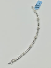 925 Silver bracelet with diamonds heart .25ct
