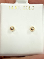 14k Earrings ball