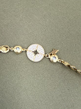 14k bracelet star with stones very stylish piece of jewelry