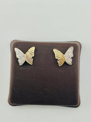 10k diamond earing butterfly 0.16ct