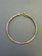 14k ladies hoops 3 color