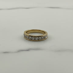 14k 0.75ct diamond ladies ring band
