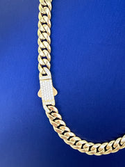 14k necklace monaco choker hollow 16” 15.43g ginglebell