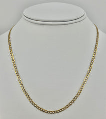 14k cuban style necklace 18”
