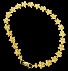 14k Flower bracelet