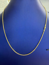 14k rope necklace chain 20” 6.61g 2mm