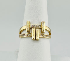 14k ring with stones