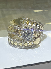 14k trio set wedding engagement