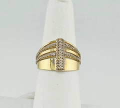 14k ring with stones