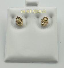 14k Baby and ladies hand of fatima earring