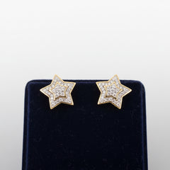 10k Diamond Earring star