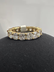 10k tennis ring many stones (ed)