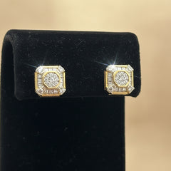 10k Diamond Earring square