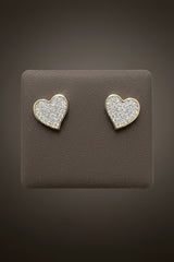 10k heart Diamond Earring 0.20ct