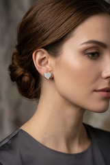 10k heart Diamond Earring 0.20ct