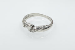 14k band aro with stone designs