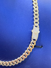 14k Monaco necklace 16” 7mm 14.84g