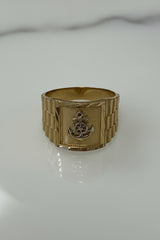 14k ring men solid gold Mercedez