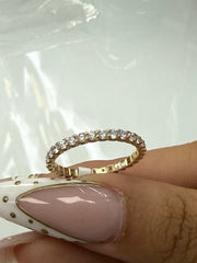 14k Diamond Engagement band ring natural diamond size 10