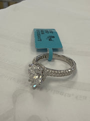 925 Sterling Silver Moissanite Ring